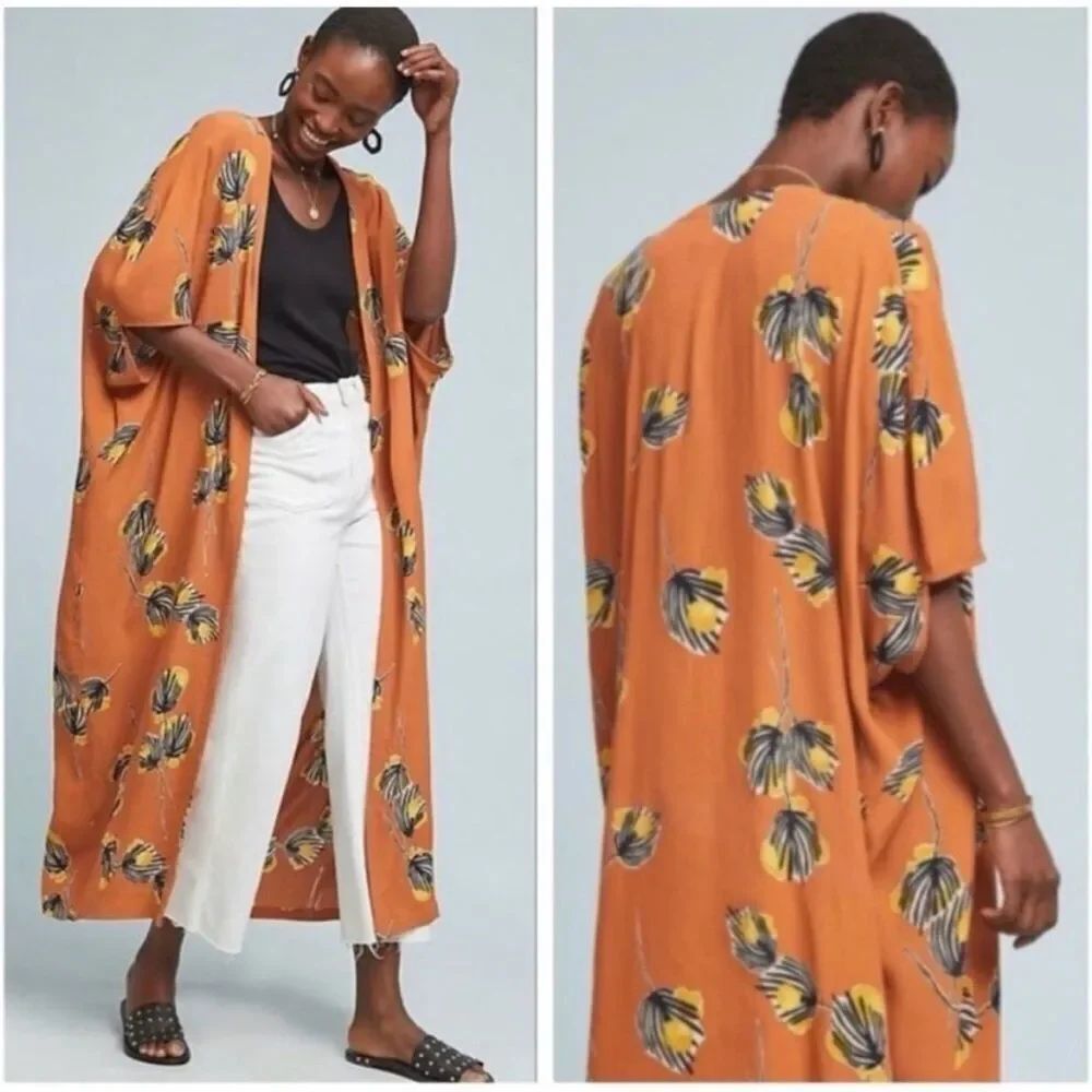 Bel Kazan for Anthropologie Duster Kimono OS